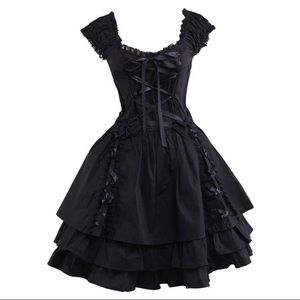 Black gothic dress